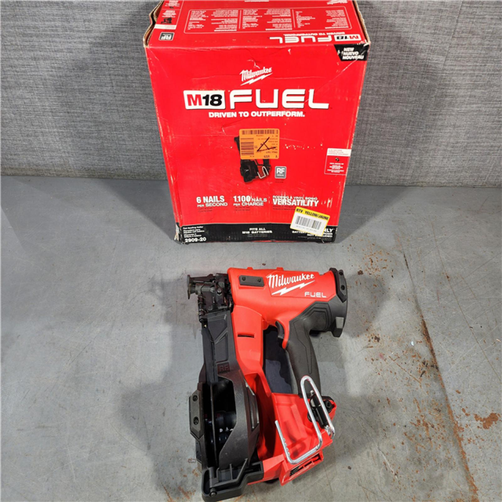 HOUSTON LOCATION - AS-IS M18 FUEL 18-Volt Lithium-Ion Brushless Cordless Coil Roofing Nailer (Tool Only)