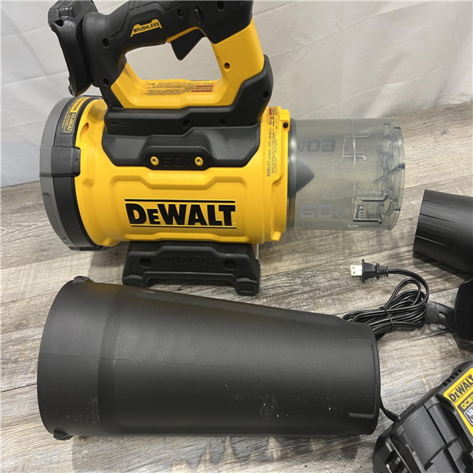 AS-IS DEWALT FLEXVOLT 60V MAX 160 MPH 760 CFM Brushless Cordless  and Charger