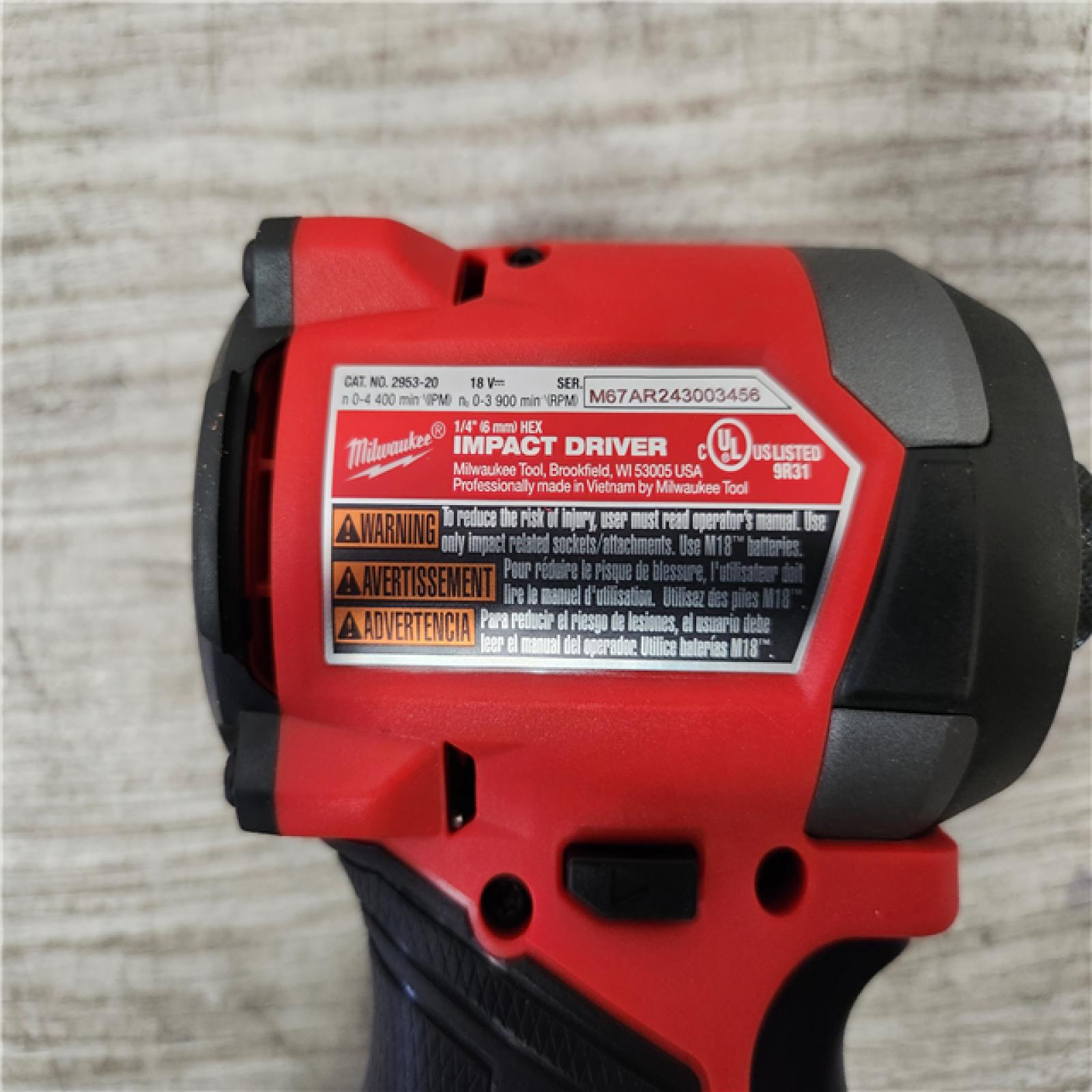 Phoenix Location NEW Milwaukee M18 FUEL 18V Lithium-Ion Brushless Cordless 1/4 in. Hex Impact Driver (Tool-Only)