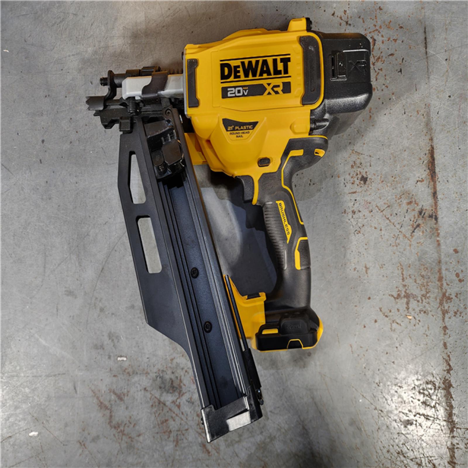 HOUSTON LOCATION - AS-IS (APPEARS LIKE NEW) DEWALT 20-Volt 21Â° Cordless Framing Nailer (Tool-Only)