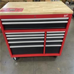 DALLAS LOCATION - Milwaukee Tool Storage 52 in. W Heavy Duty Red Mobile Workbench Cabinet