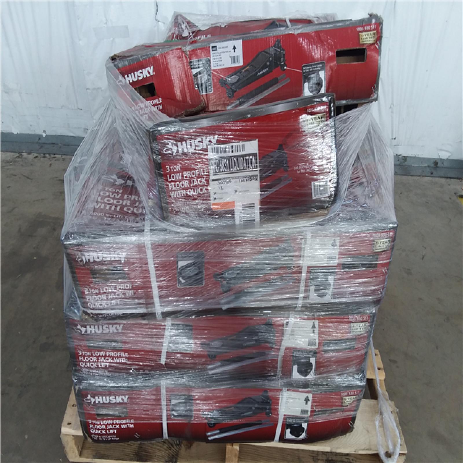 Houston Location - AS-IS (12Qty) Husky Low Profile Floor Jacks