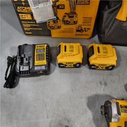 HOUSTON LOCATION - AS-IS DEWALT 20V MAX XR Hammer Drill and ATOMIC Impact Driver 2 Tool Cordless Combo Kit with (2) 4.0Ah Batteries, Charger, and Bag