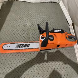 Houston location AS-IS Echo EFORCE 18 in. 56V Cordless Electric Battery Brushless Rear Handle Chainsaw ONLY TOOL - DCS-5000-18C2