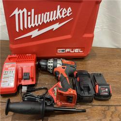 AS-ISM18 FUEL 18V Lithium-Ion Brushless Cordless Hammer Drill and Impact Driver Combo Kit (2-Tool) with 2 Batteries