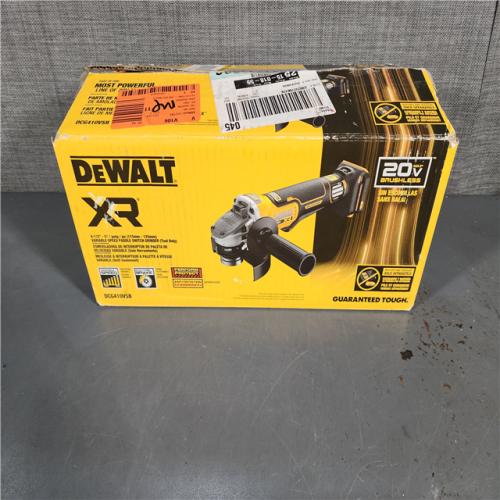 HOUSTON LOCATION - AS-IS DEWALT 20V XR Cordless 4-1/2. in. to 5 in. Variable Speed Angle Grinder (Tool Only)