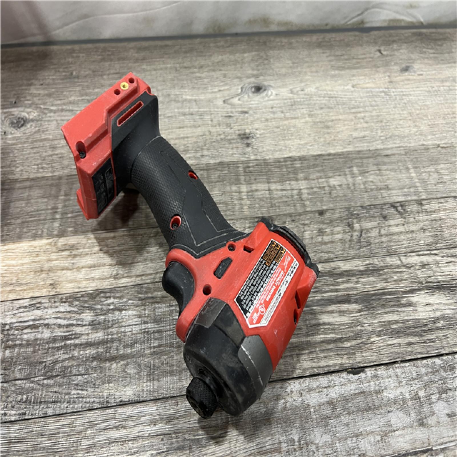 AS-IS Milwaukee 2953-20 18V Lithium-Ion Brushless Cordless 1/4   Hex Impact Driver Bare Tool  Red