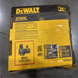 LIKE NEW! - DEWALT ATOMIC 20V MAX Cordless Brushless Oscillating Multi Tool with (1) 20V 2.0Ah Battery and Charger