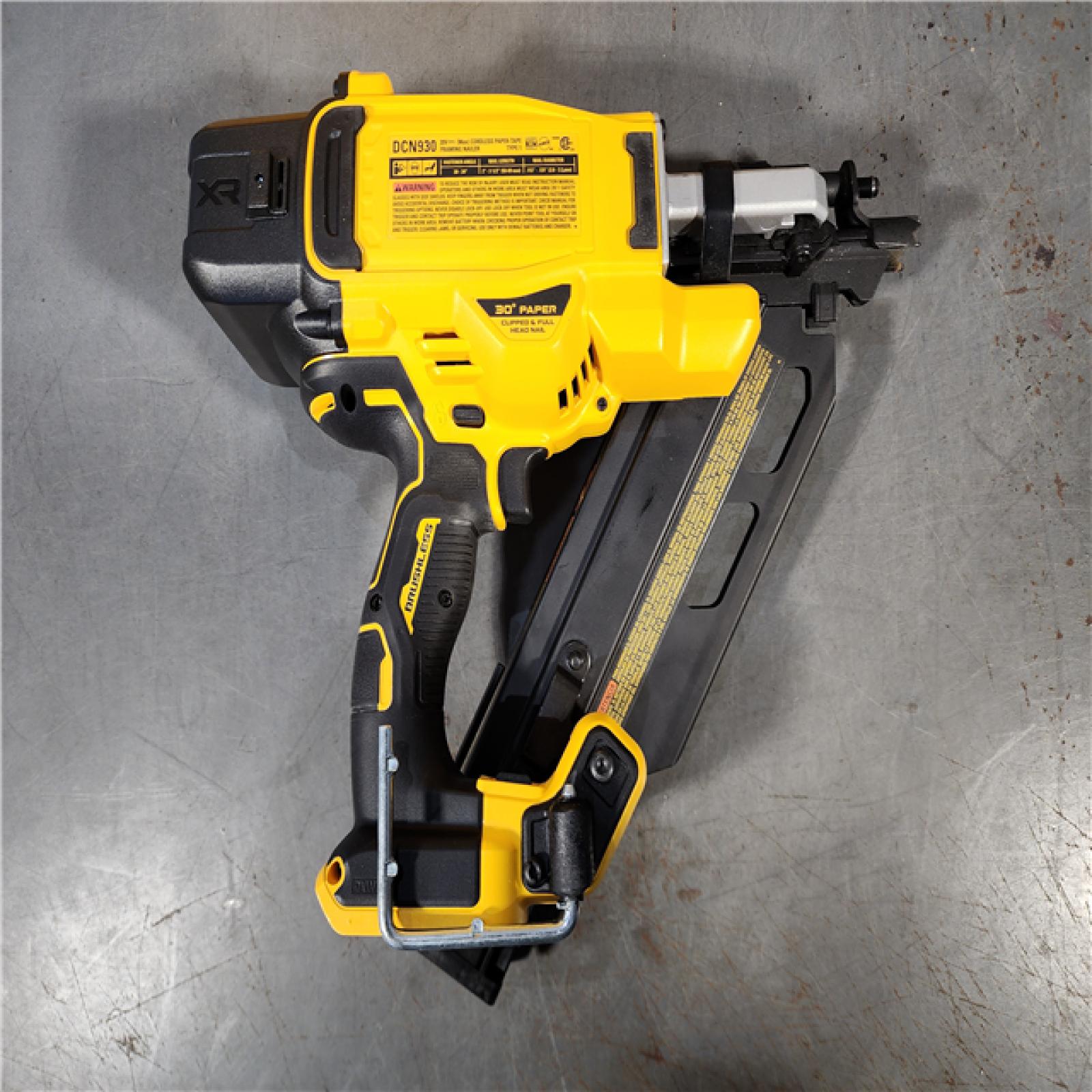 HOUSTON LOCATION - AS-IS DEWALT 20-Volt 30Â° Cordless Framing Nailer (Tool-Only)