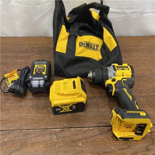 AS-ISDEWALT 20V MAX XR Brushless Cordless 1/2 Drill/Driver Kit