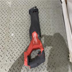 Houston location AS-IS Milwaukee M18 18V Fuel Sawzall 1-1/4  Reciprocating Saw Cordless Lithium-Ion Brushless 2821-20