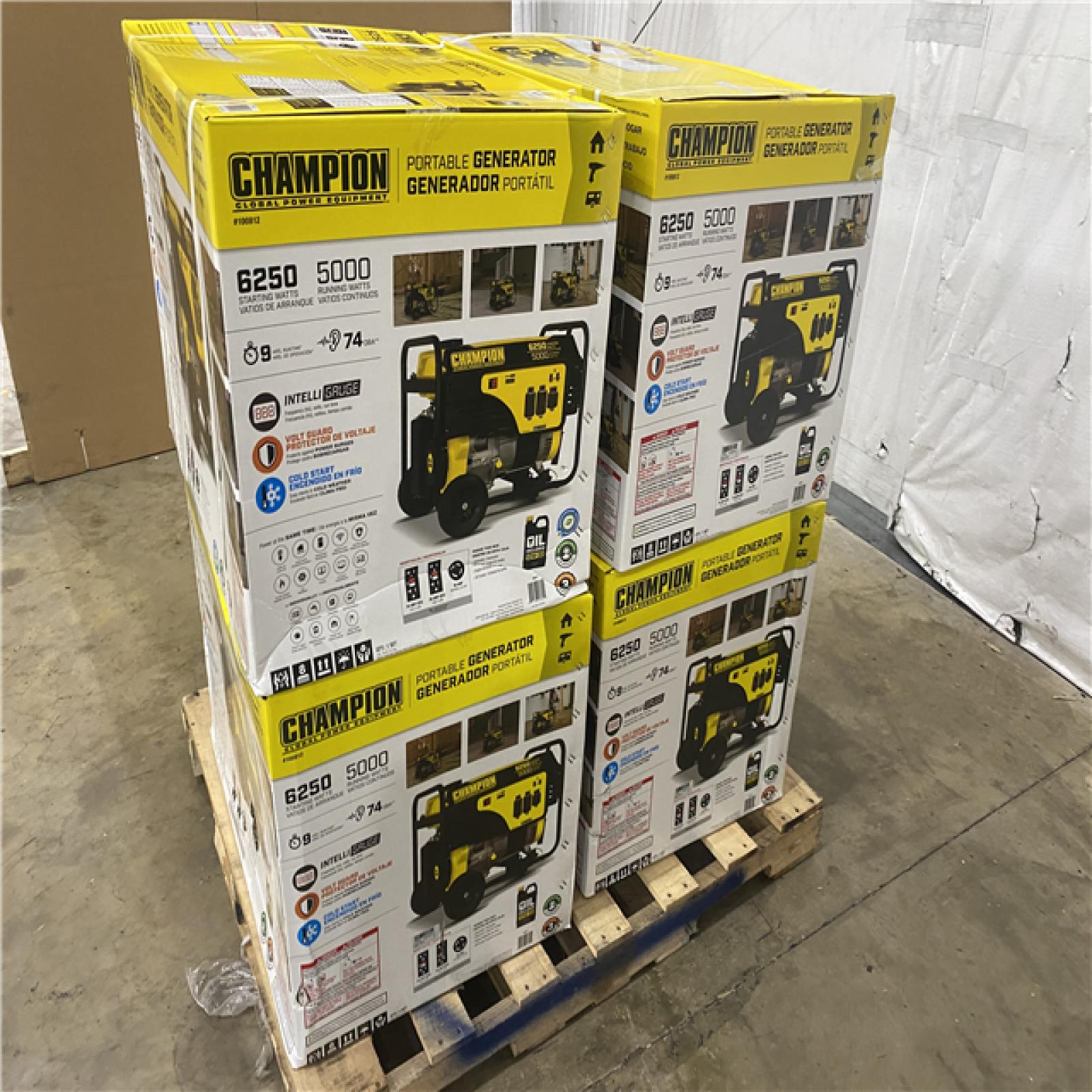 Houston Location AS IS - Champion Generator 6250 Watts