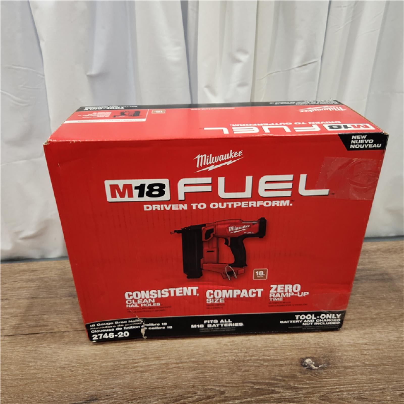 AS-IS Milwaukee M18 FUEL 18 Gauge Brad Nailer