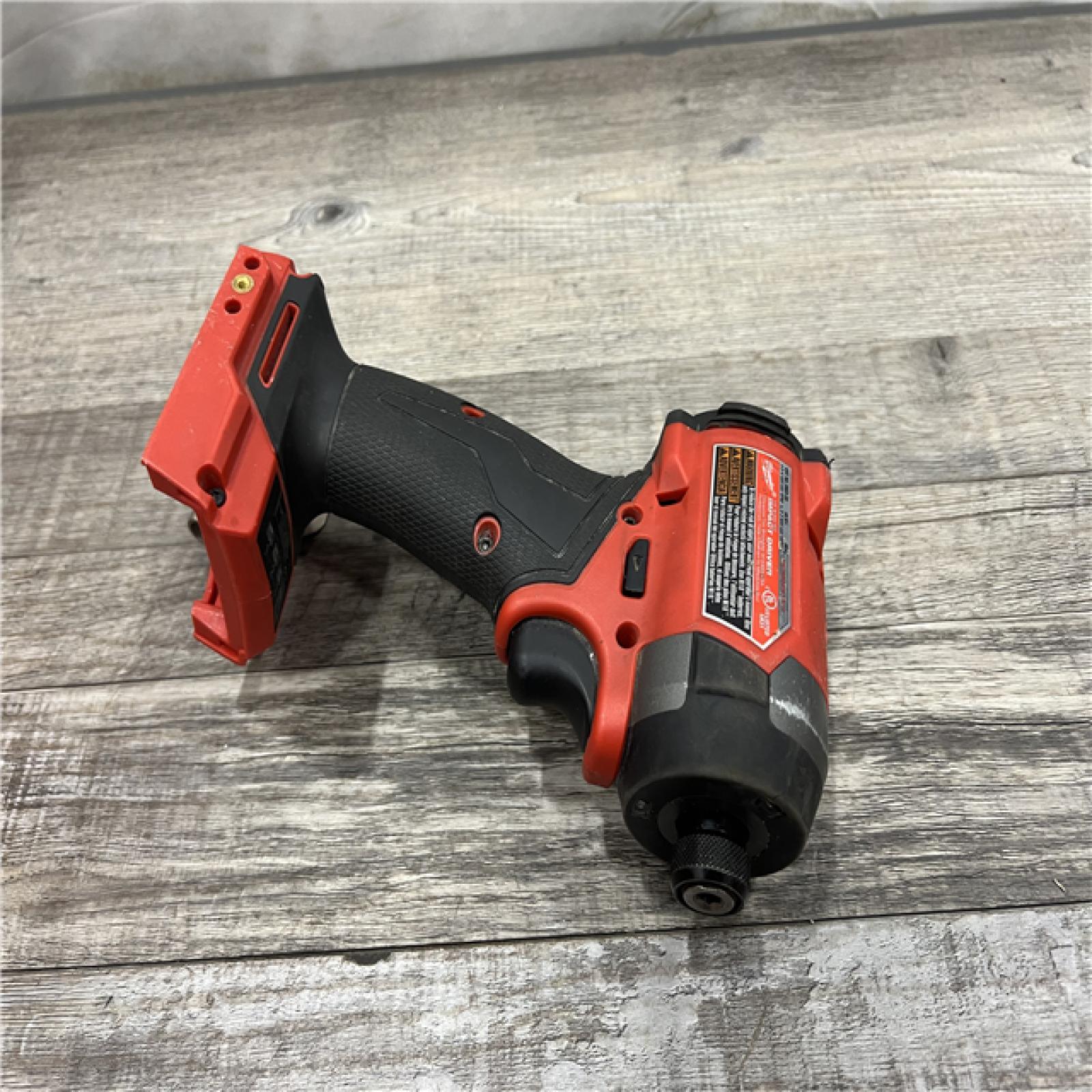 AS-IS Milwaukee 2953-20 18V Lithium-Ion Brushless Cordless 1/4   Hex Impact Driver Bare Tool  Red