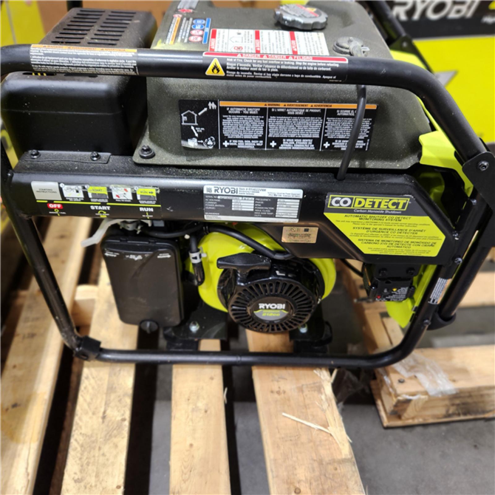 Dallas Location - As-Is RYOBI 4000-Watt Generator