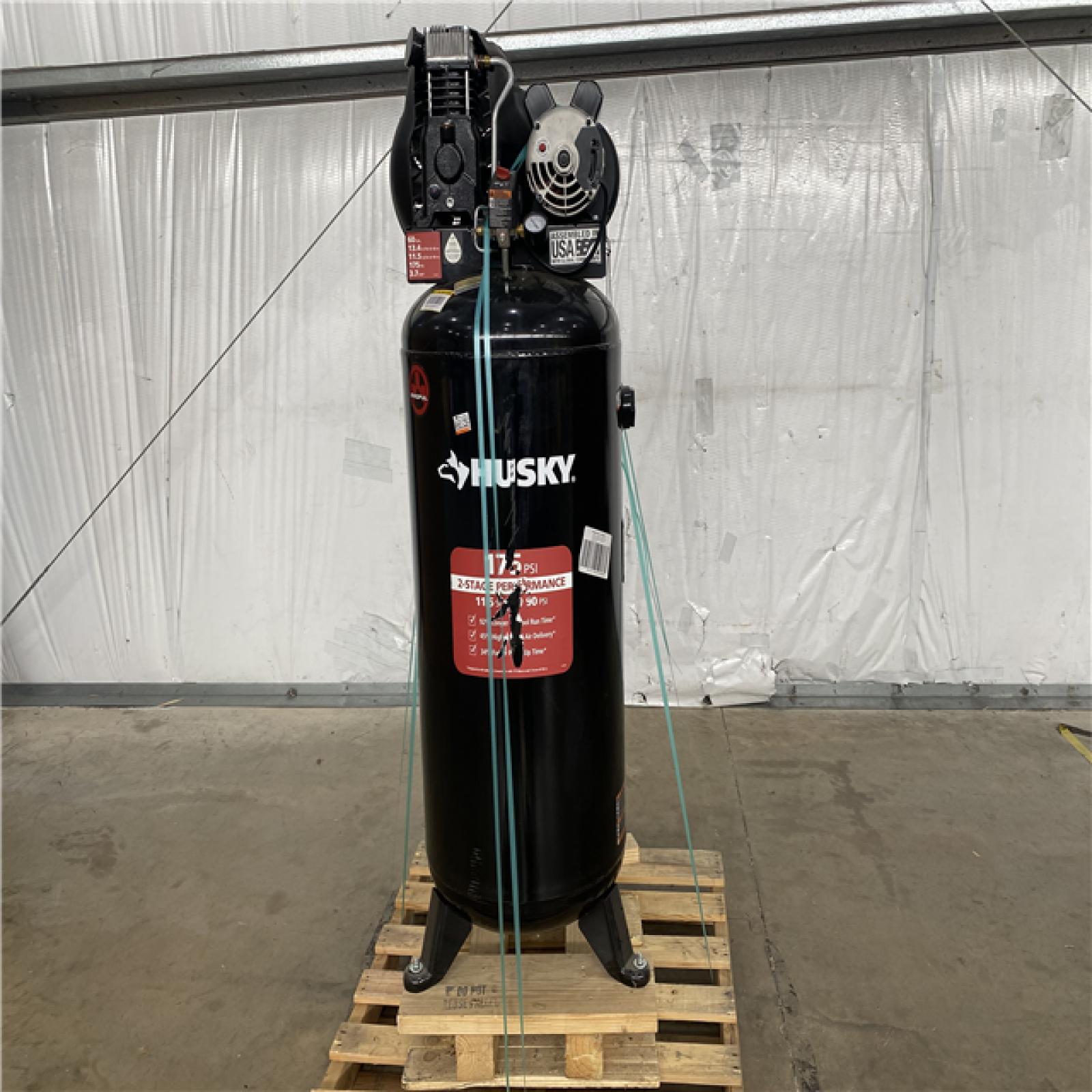 Houston Location - AS-IS Husky 60 Gallon 175psi Air Compressor