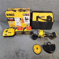 HOUSTON LOCATION - AS-IS DeWalt Flexvolt 60V Max Cordless Grinder  4.5 in; 6 in  Kit  1 KT (115-DCG418X2)