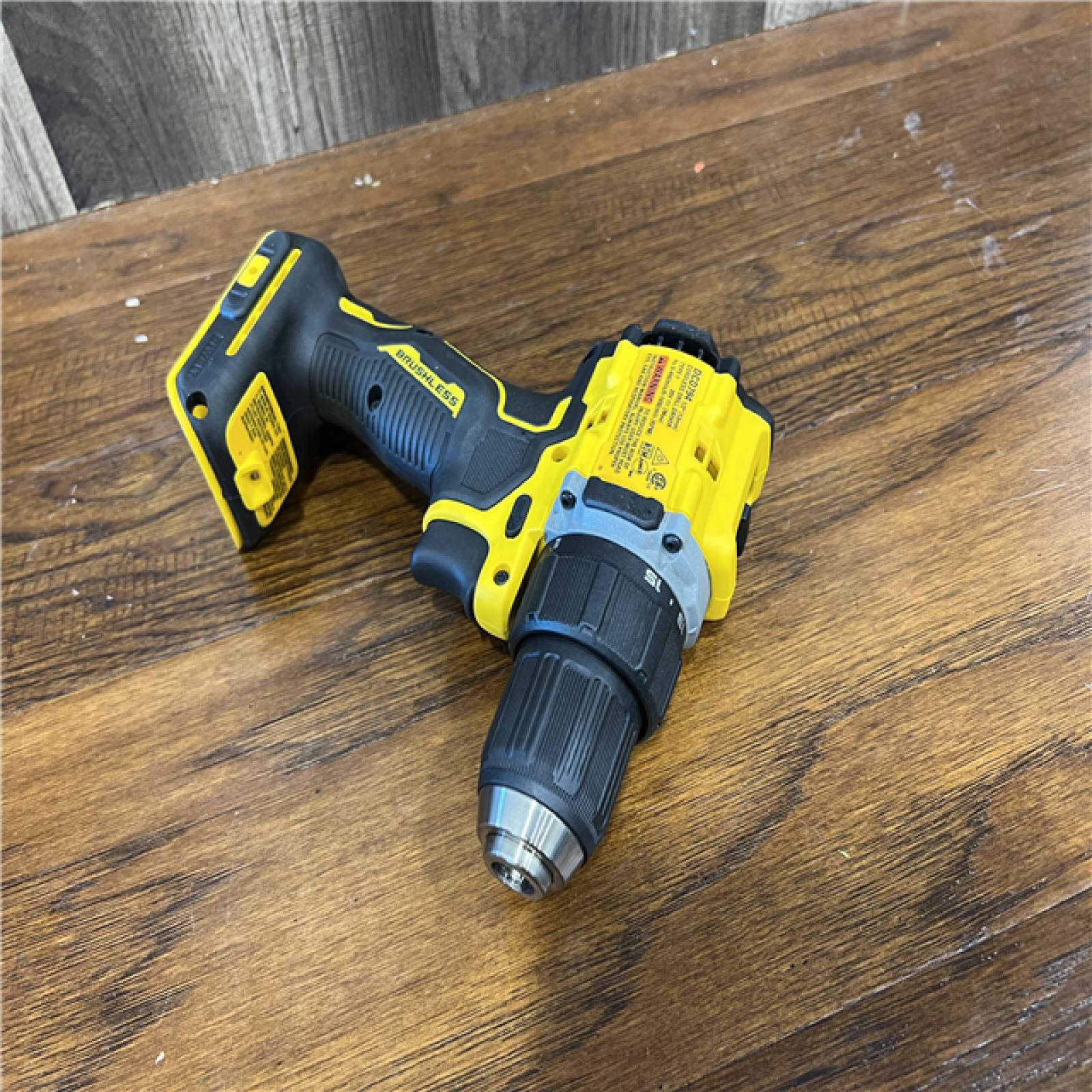 AS-IS DEWALT ATOMIC 20-Volt Lithium-Ion Cordless Compact 1/2 in. Drill/Driver Kit with 2.0Ah Battery, Charger and Bag