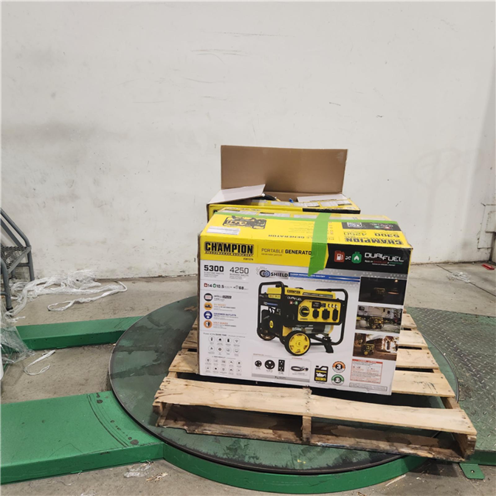 Dallas Location - As-Is Champion Power Equipment 5300/4250-Watt GasolineFuel Portable Generator(Lot Of 2)