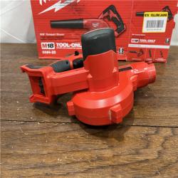 AS-ISMilwaukee M18 18-Volt Lithium-Ion Cordless Compact Blower (Tool-Only)