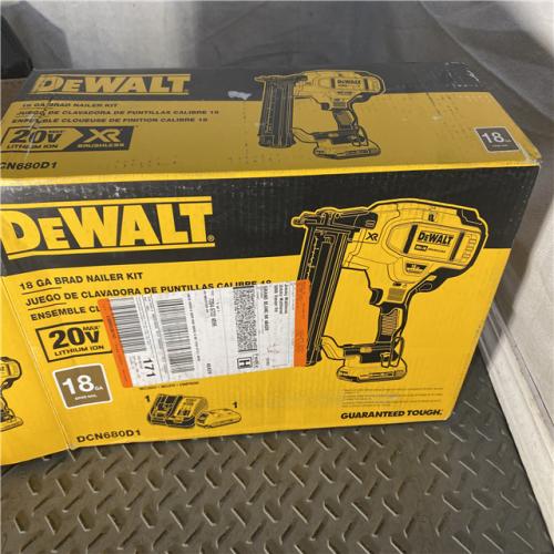 Houston location AS-IS DEWALT 20V MAX XR 18 Gauge Brad Nailer Kit