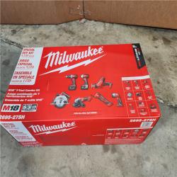 HOUSTON LOCATION - AS-IS (APPEARS LIKE NEW) M18 18-Volt Lithium-Ion Cordless Combo Kit 7-Tool with 2-Batteries, Charger and Tool Bag