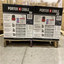 DALLAS LOCATION - Porter-Cable 6 Gal. Portable Electric Air Compressor with 16-Gauge, 18-Gauge and 23-Gauge Nailer 3 Tool Combo Kit PALLET - (4 UNITS)