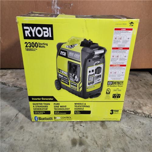 HOUSTON LOCATION - AS-IS 2,300-Watt Recoil Start Bluetooth Super Quiet Gasoline Powered Digital Inverter Generator with CO Shutdown Sensor