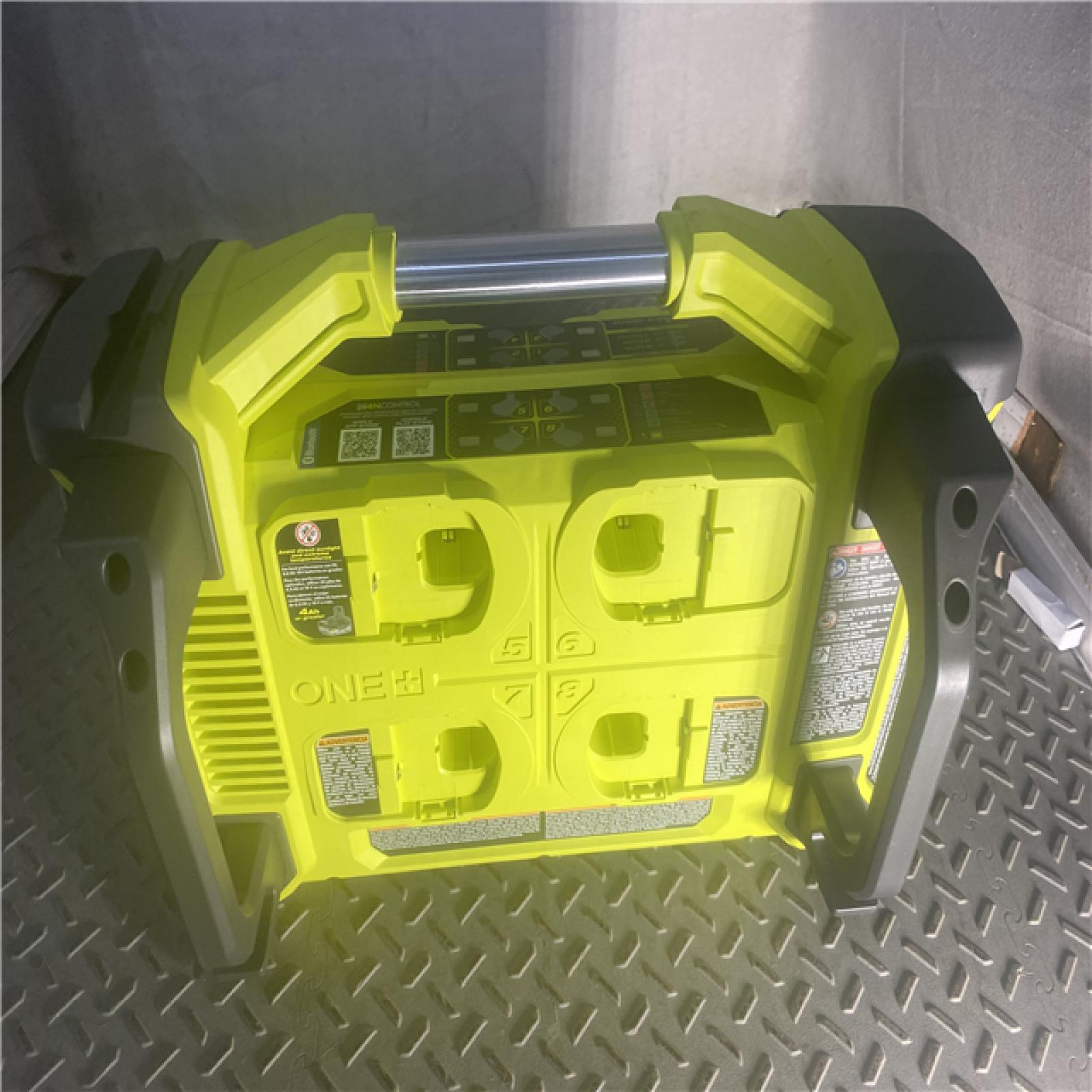 Houston location AS-IS RYOBI ONE+  1800-Watt Power Station Battery Inverter Push Button Battery Generator/8-Port Charger (Tool-Only)