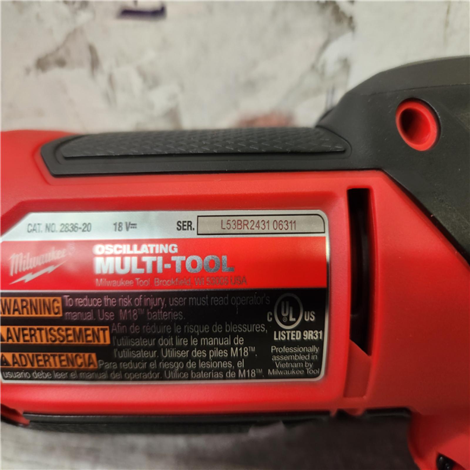 Phoenix Location NEW Milwaukee M18 FUEL 18V Lithium-Ion Cordless Brushless Oscillating Multi-Tool (Tool-Only)