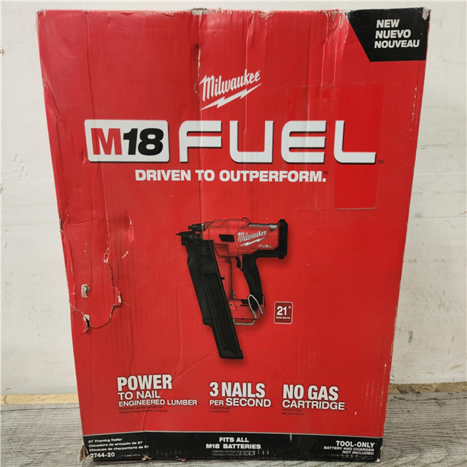 Phoenix Location NEW Milwaukee M18 FUEL 18-Volt Lithium-Ion Brushless Cordless Gen II 16-Gauge Angled Finish Nailer (Tool-Only)