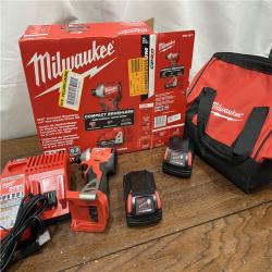 AS-ISMilwaukee M18 Compact Brushless 1/4  Hex Impact Driver Kit