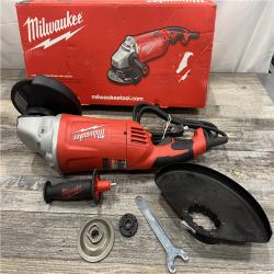 AS-IS Milwaukee 6088-30 - 9  120V 15A Corded Angle Grinder with Lock-on