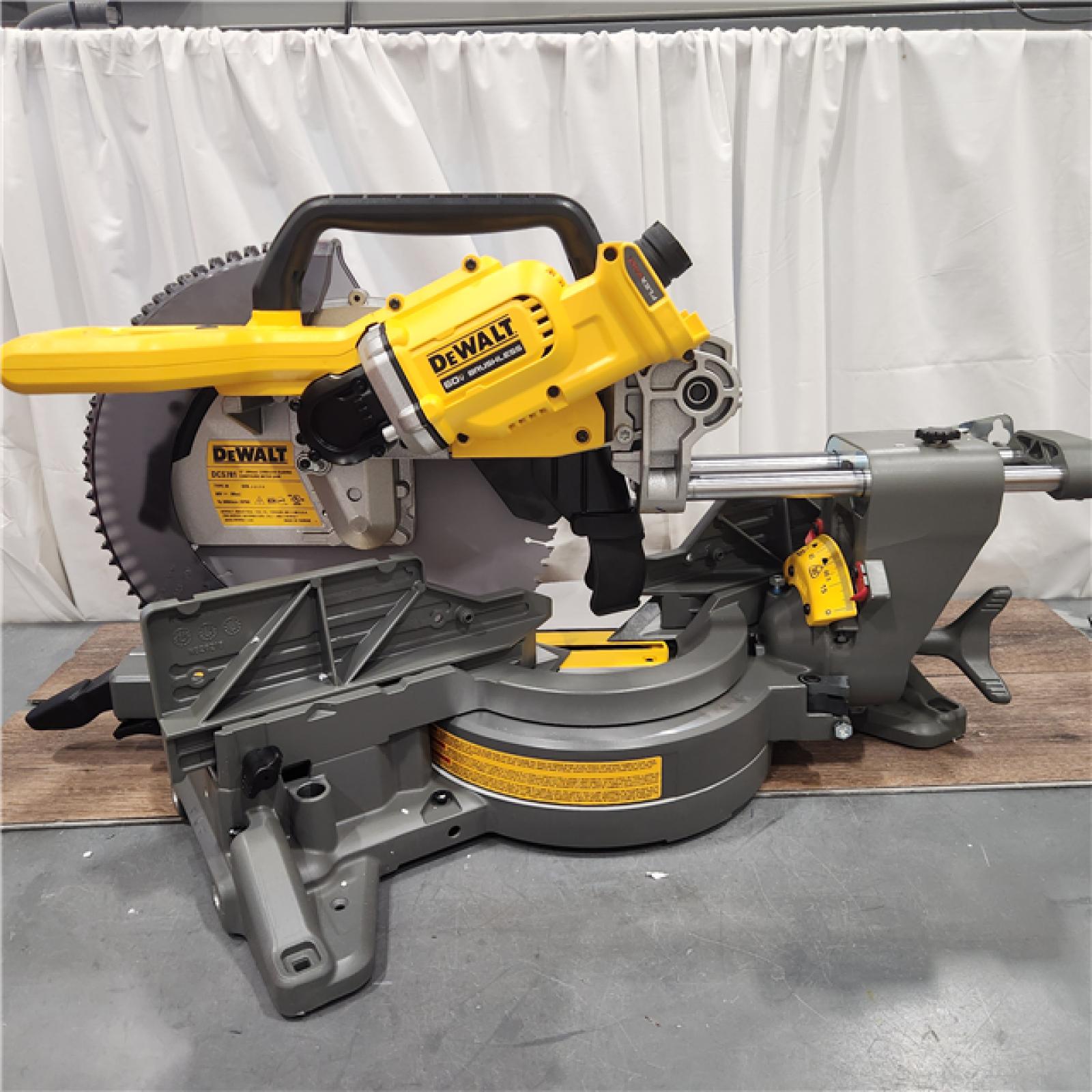 AS IS DEWALT 60V Lithium-Ion 12 in. Cordless Sliding Miter Saw (Tool Only)