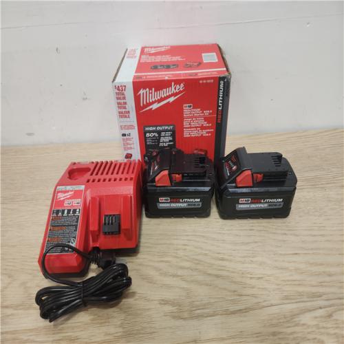 Phoenix Location Milwaukee M18 18-Volt Lithium-Ion High Output Starter Kit with Two 6.0 Ah Battery and Charger