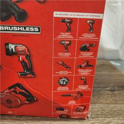 AS-IS M18 18-Volt Lithium-Ion Cordless Combo Kit (9-Tool) with (2) Batteries, Charger, and Tool Bag