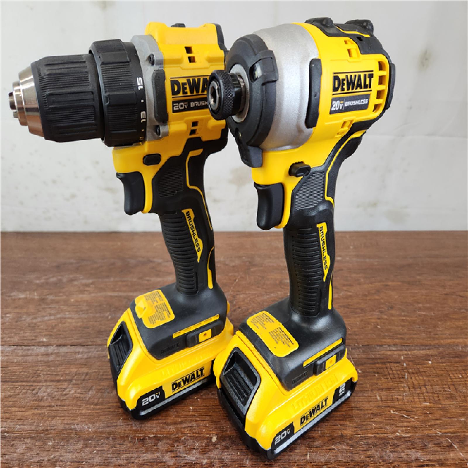 AS-IS DeWalt ATOMIC 20V MAX Brushless Cordless (2-Tool) Combo Kit