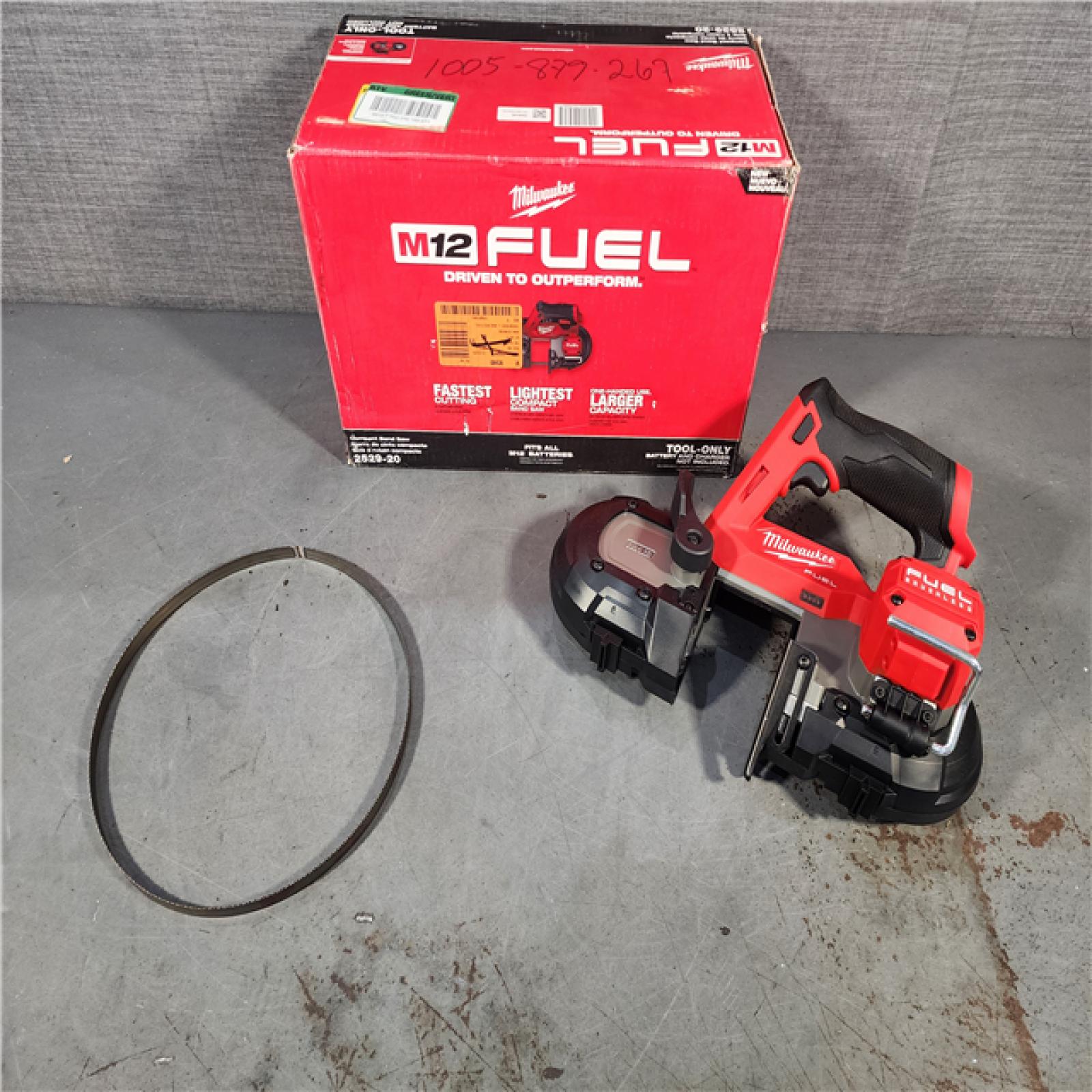 HOUSTON LOCATION - AS-IS (APPEARS LIKE NEW) MILWAUKEE M12 FUEL 12V Lithium-Ion Cordless Compact Band Saw (Tool-Only)