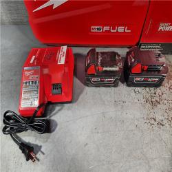 HOUSTON LOCATION - AS-IS Milwaukee 2904-22 Hammer Drill Driver Kit with Batteries  Charger & Tool Case  Red