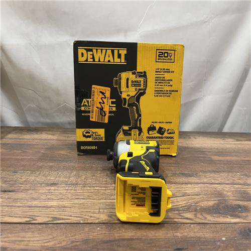 AS-IS DEWALT ATOMIC 20V MAX* Brushless Cordless Compact 1/4 in. Impact Driver Kit