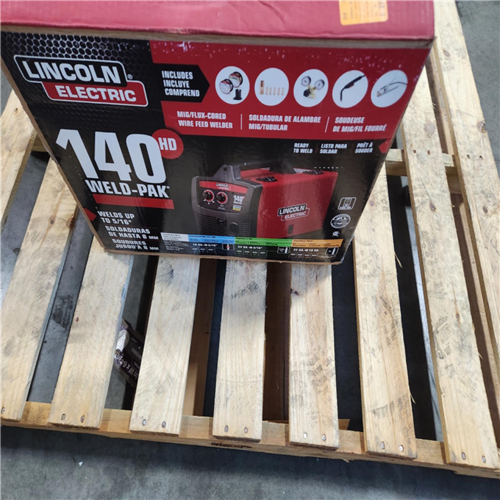 California AS-IS Lincoln Eletectric 140 Amp Weld Pak 140 HD