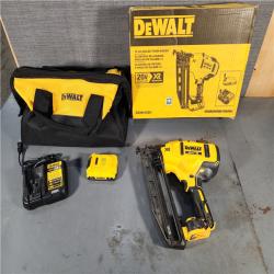 HOUSTON LOCATION - AS-IS DeWalt DCN660D1 20V 16 Gauge Cordless Angled Finish Nailer Kit W/ 2Ah Battery