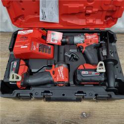 AS-IS M18 FUEL 18V Lithium-Ion Brushless Cordless Hammer Drill and Impact Driver Combo Kit (2-Tool) with 2 Batteries