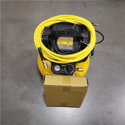 AS-IS DEWALT 6 Gal. 18-Gauge Brad Nailer and Heavy-Duty Pancake Electric Air Compressor Combo Kit