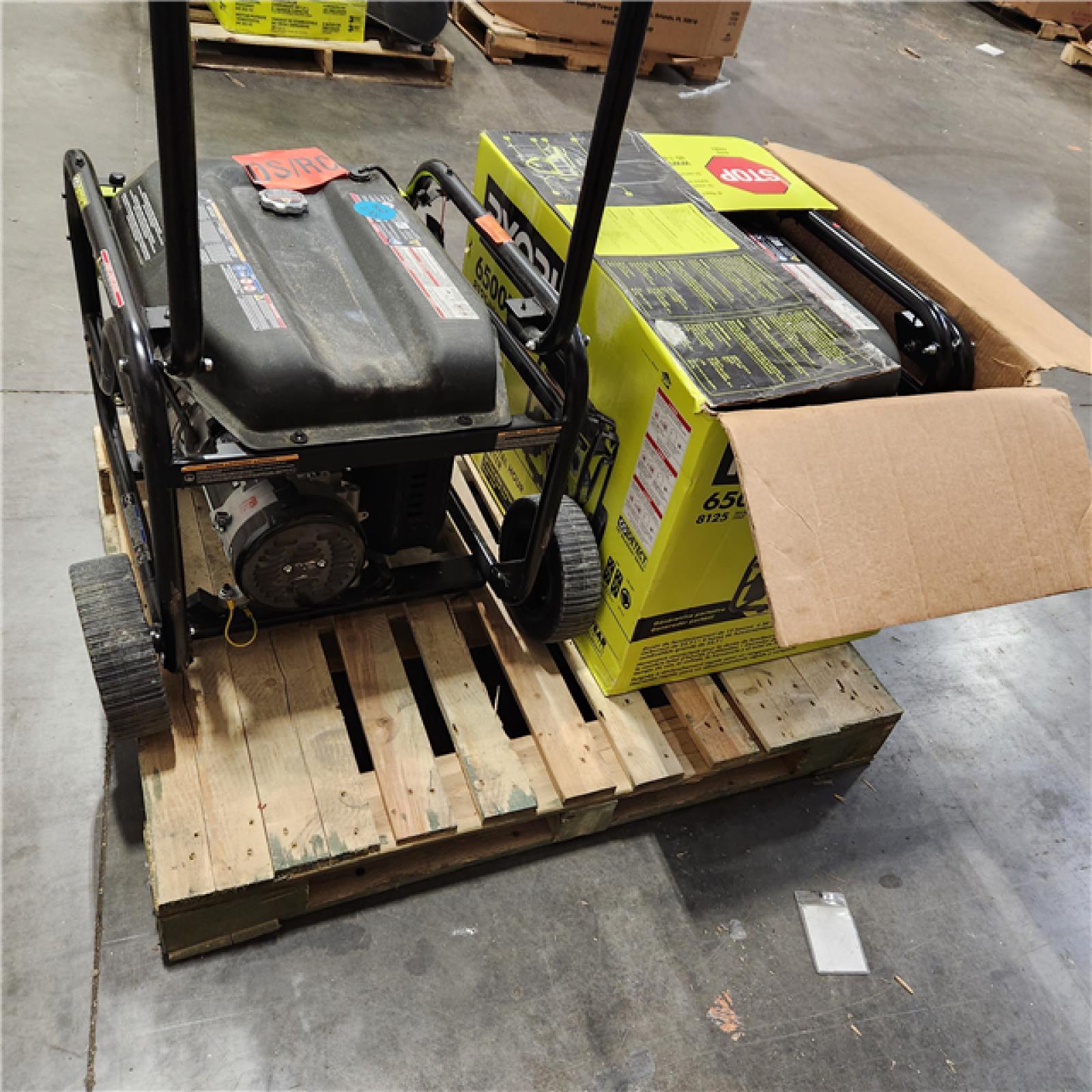 Dallas Location - As-Is RYOBI 6,500-Watt Gasoline Portable Generator (Lot Of 2)