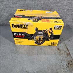 HOUSTON LOCATION - AS-IS DEWALT FLEXVOLT 60V MAX Cordless Brushless 7-1/4 in. Wormdrive Style Circular Saw (Tool Only)