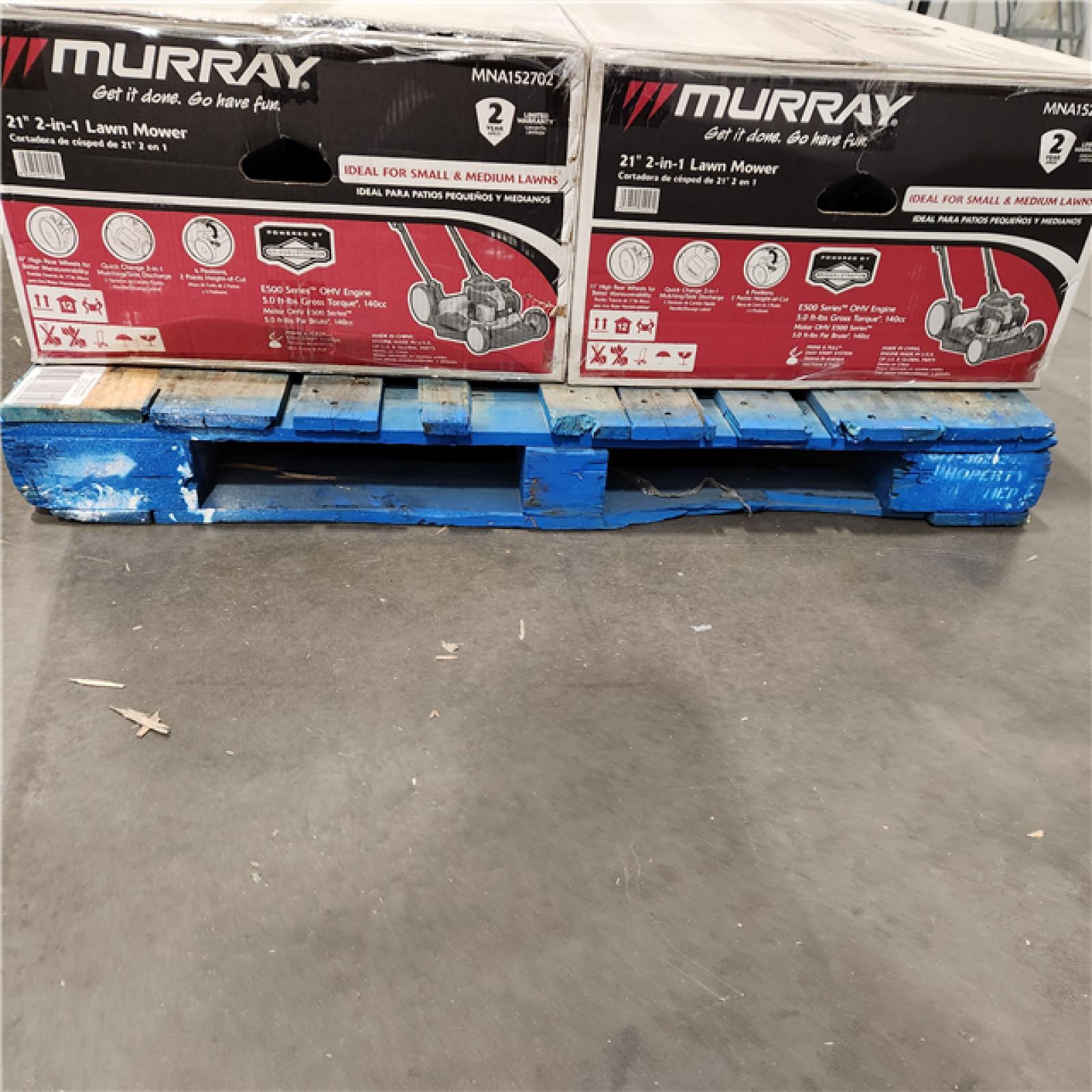 Dallas Location -NEW- MNA 152702 - Murray 21 Walk-Behind Mower(Lot Of 2)