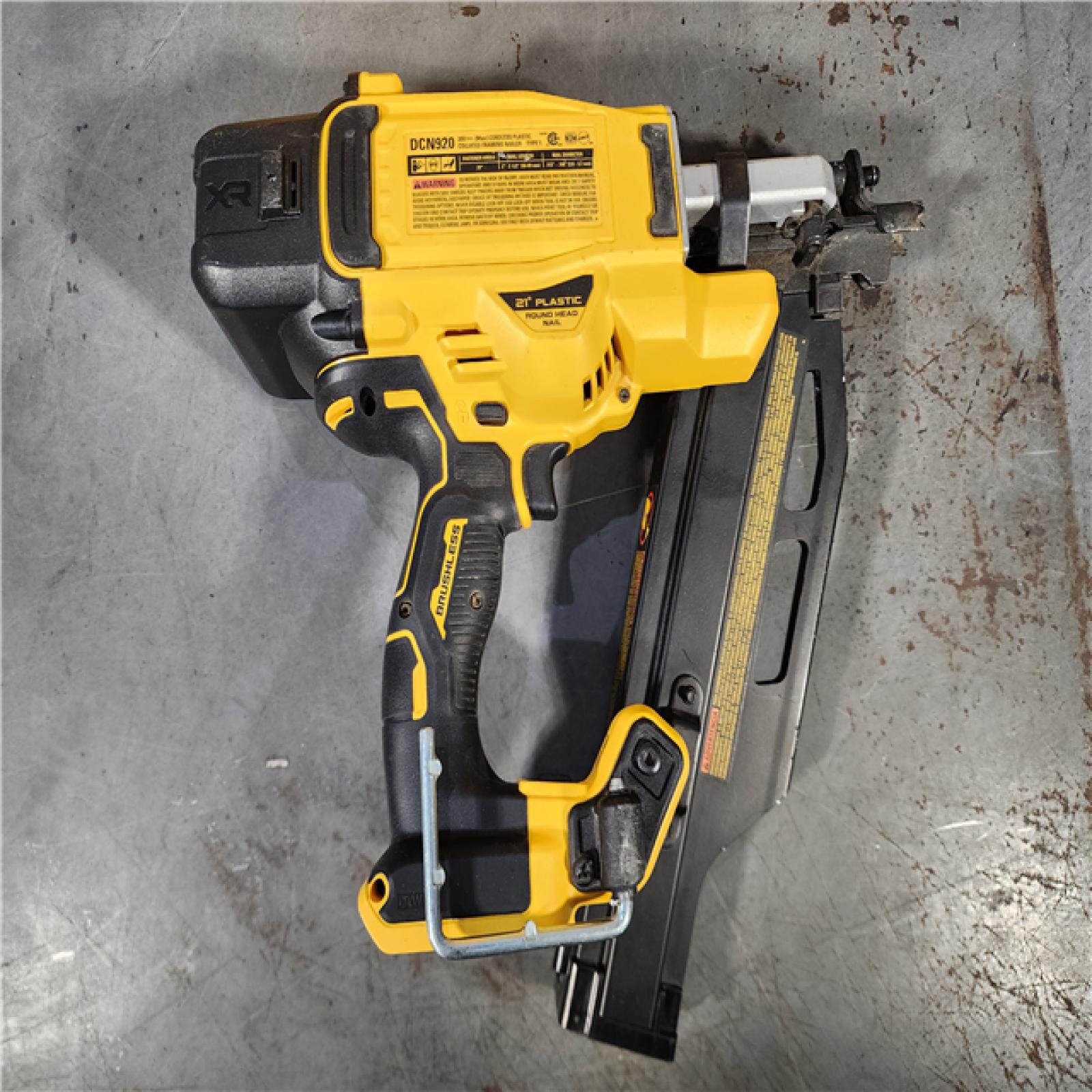 HOUSTON LOCATION - AS-IS DEWALT 20-Volt 21Â° Cordless Framing Nailer (Tool-Only)