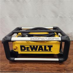 AS-IS DEWALT Electric Pressure Washer  2100 PSI  Jobsite Power Washer DWPW2100