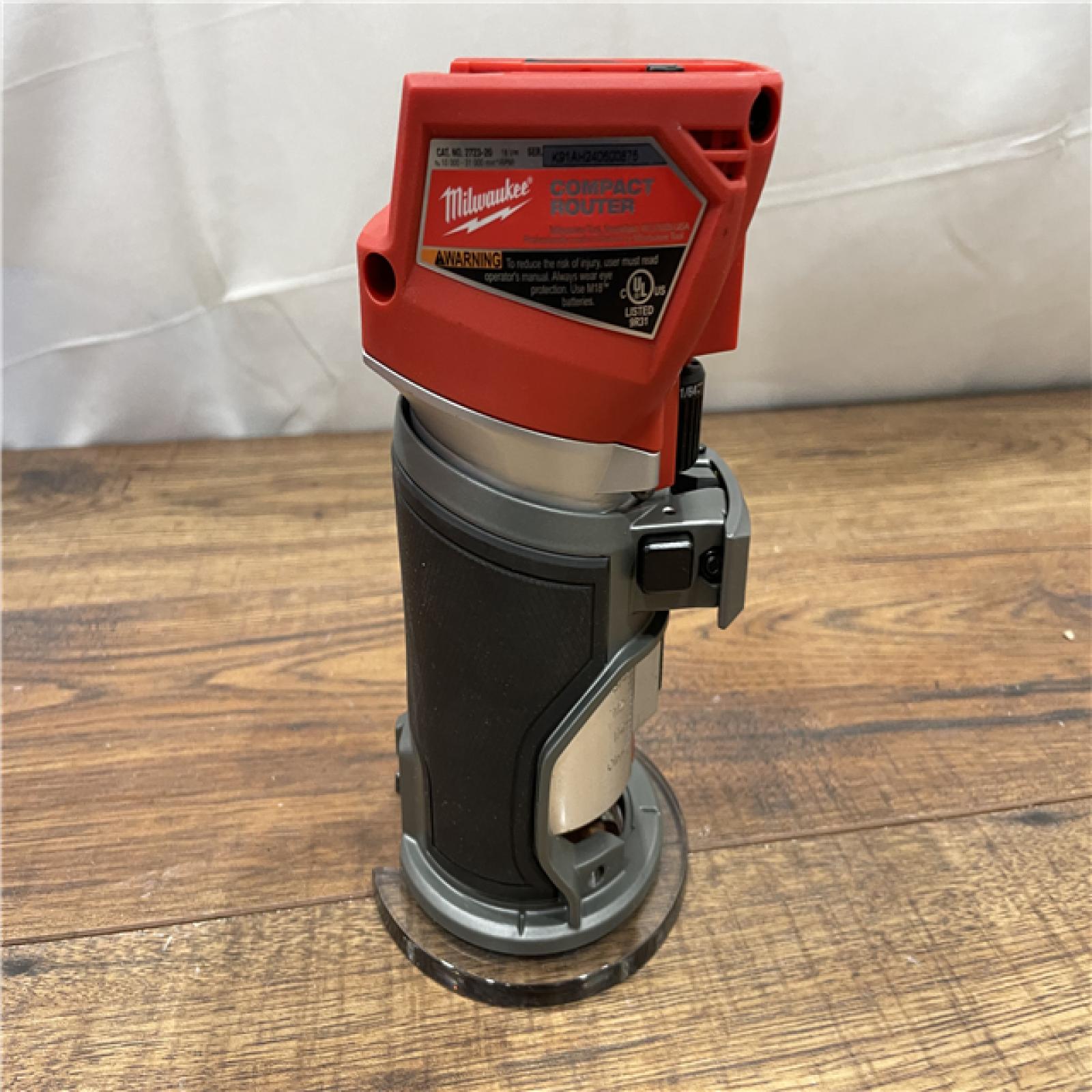 AS-IS Milwaukee M18 FUEL Compact Router Bare